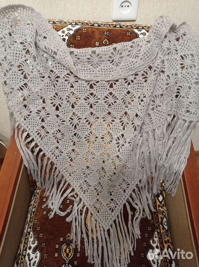 Шаль - ручная вязка