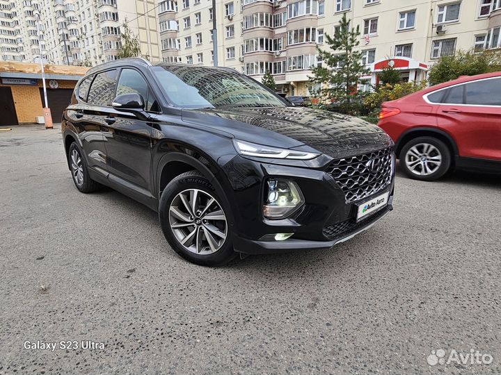 Hyundai Santa Fe 2.2 AT, 2019, 130 670 км