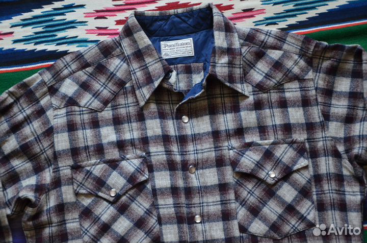 1970s Pendleton Wool Western, Made In Usa Medium