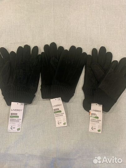 Мужские кожаные перчатки