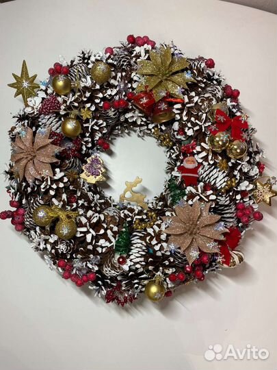 Рождественский венок эксклюзив