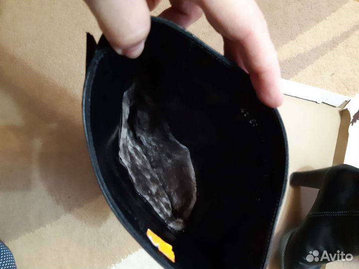 Сапоги женские зимние, кожа, 41 размер