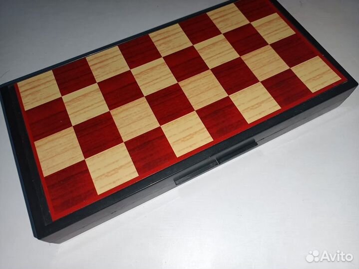 Шахматы нарды шашки 3 в 1 магнитные