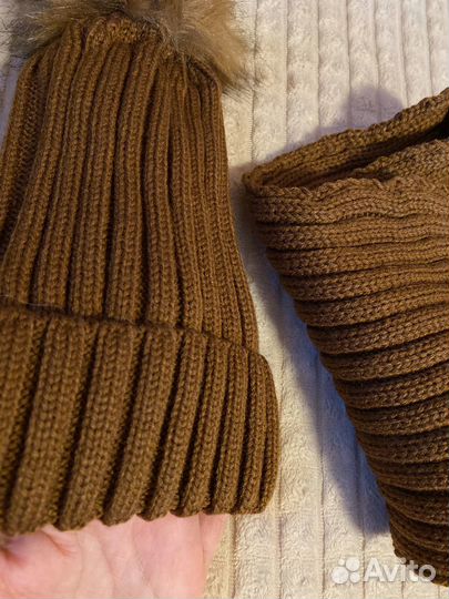 Комплект шапка и шарф