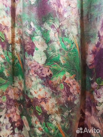 Блузка из натурального атласа