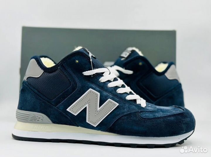 Кроссовки New Balance 574 Кожаные Зимние