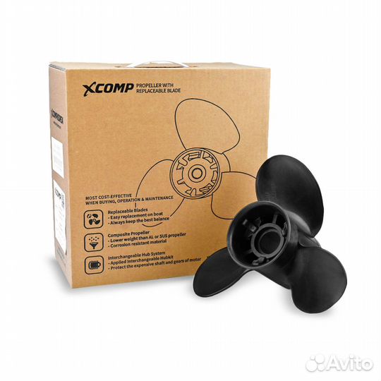 Винт гребной Skipper 30-70, диаметр 12 1/4