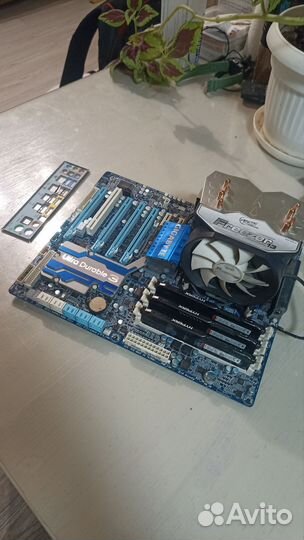 Материнская плата сокет 1366 комплект