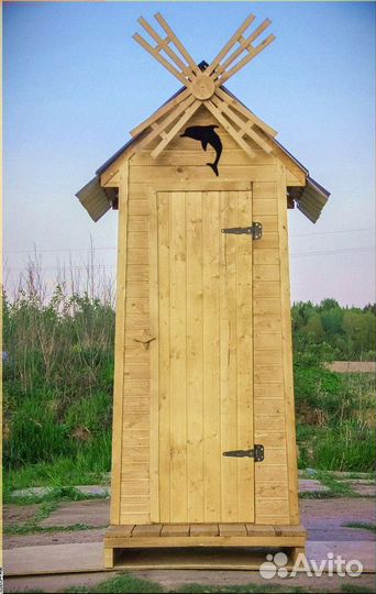 Уличный туалет с установкой Й090