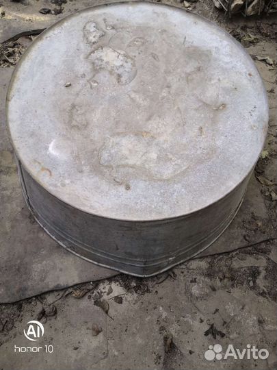 Корыто оцинкованное овальное