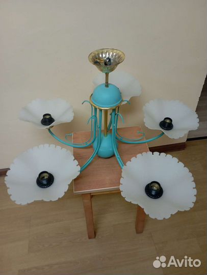 Люстра потолочная бу