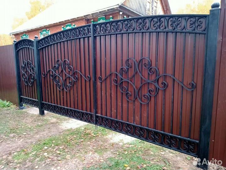 Кованые ворота и калитки