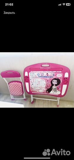 Детский стол и стул