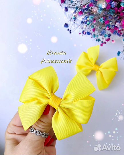 Бантики для девочек ручной работы