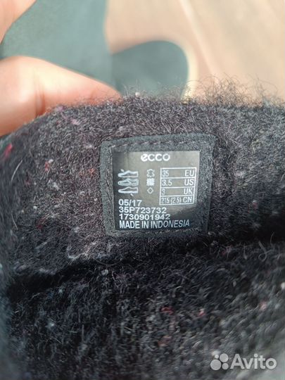 Сапоги ecco 35