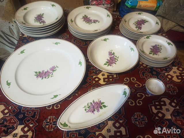 Столовый сервиз Дулево СССР