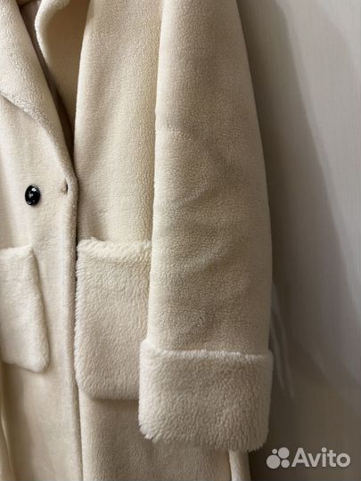 Шуба из овечьей шерсти 42