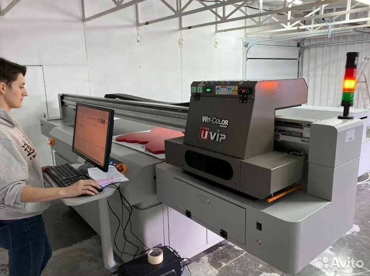 Планшетный уф-принтер uvip 1313