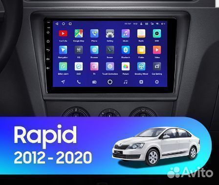 Штатная магнитола Skoda Rapid 2012-2020 1-16