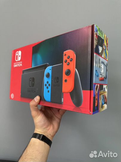 Игровая приставка Nintendo Switch Rev.2 Neon