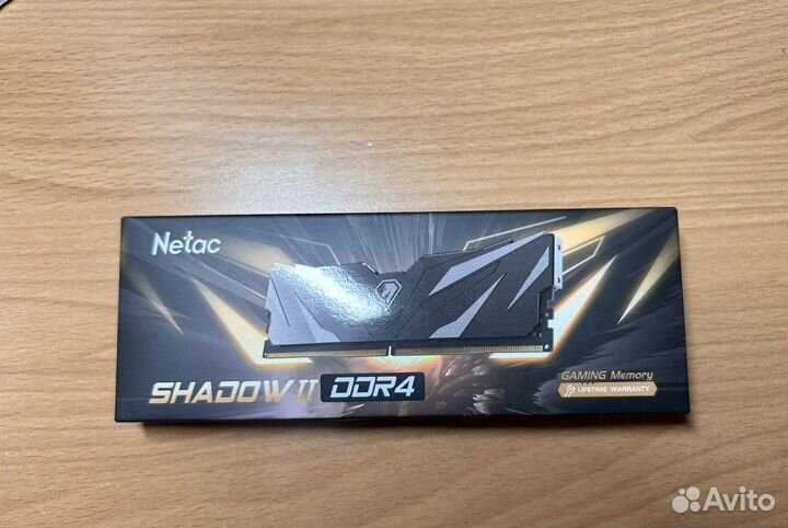 Оперативная память Netac Shadow ddr4 8gb 3600