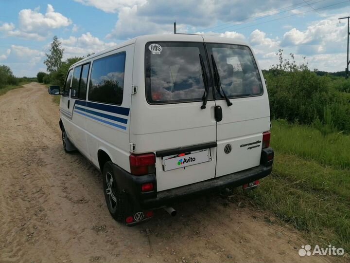 Volkswagen Transporter 2.4 МТ, 1997, 300 000 км