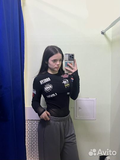 Лонгслив сетка