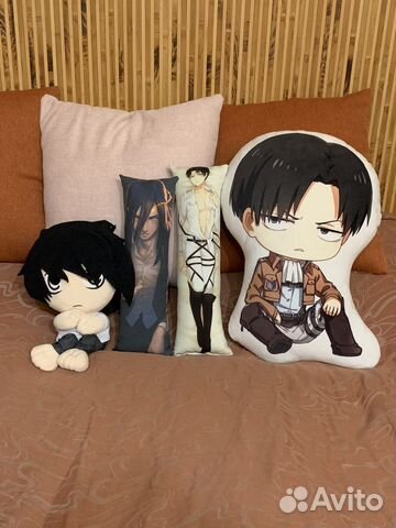 Аниме подушки дакимакуры игрушки атака титанов, L