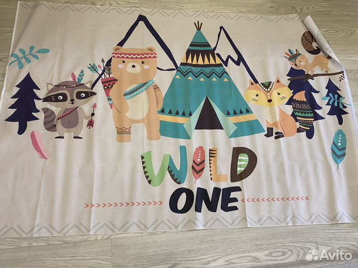 Единичка на годик, фотофон