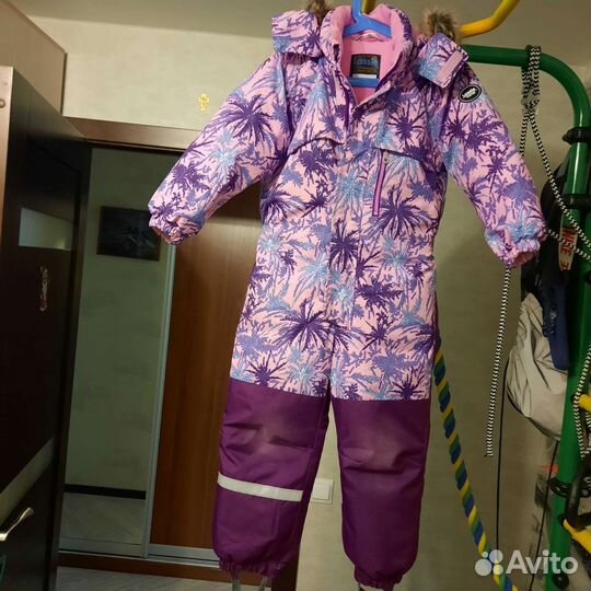 Зимний комбинезон для девочки lassie 110