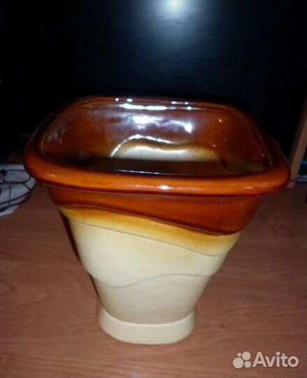 Кашпо керамическое