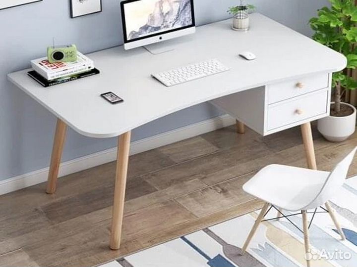 Стол письменный Мальм компьютерный IKEA Икеа