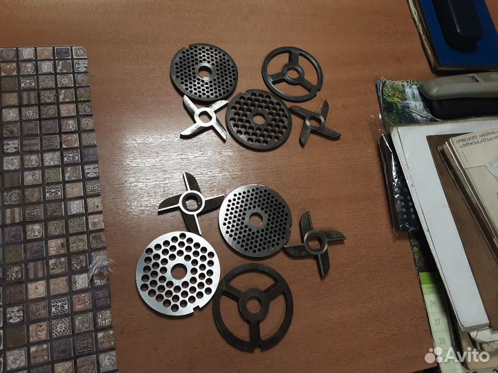 Комплект ножей решеток ля мясорубки мим-600 м-600