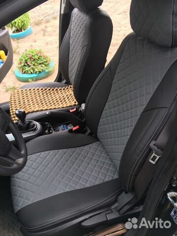 Чехлы Автопилот на Chevrolet Cruze Чер+Сер+Ромб