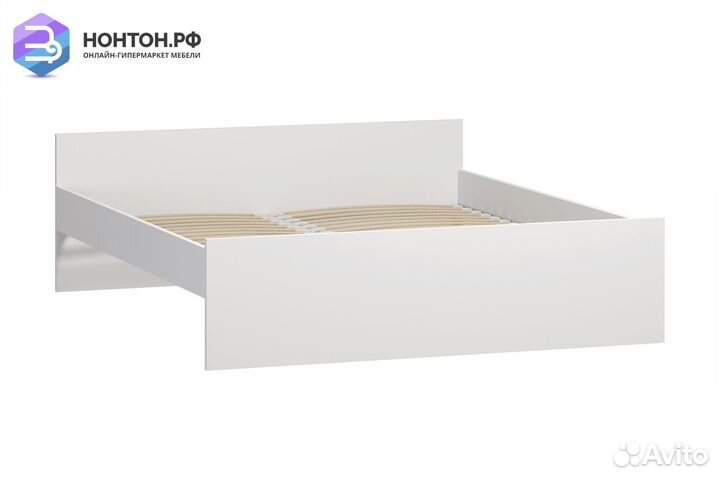 Кровать двуспальная Орион белая