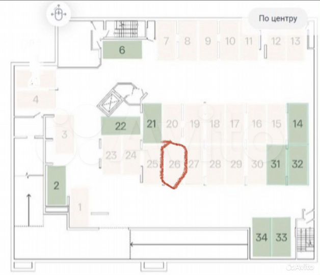 Машиноместо, 13 м²