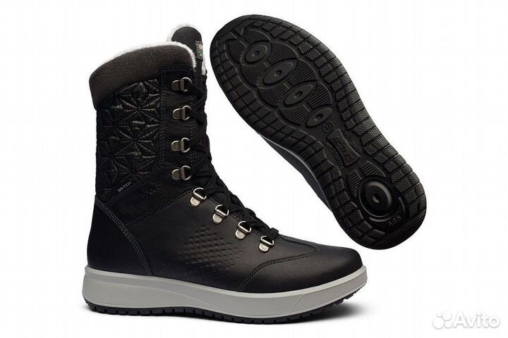 Зимние сапоги женские grisport, черные, арт.43609