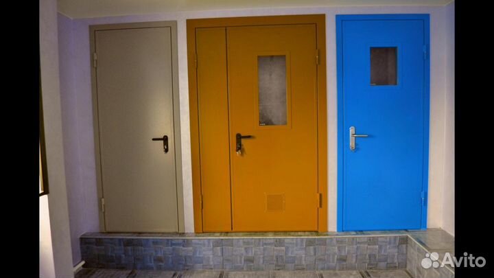 Противопожарная стальная дверь под любой проём