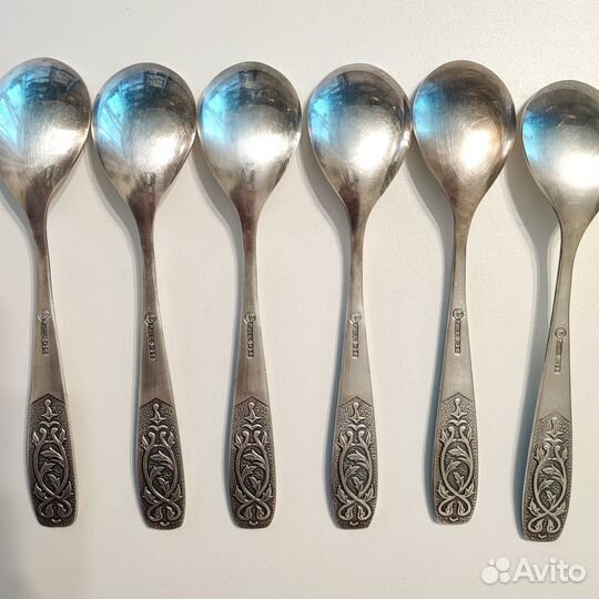 Десертные ложки мнц Режевский механический завод