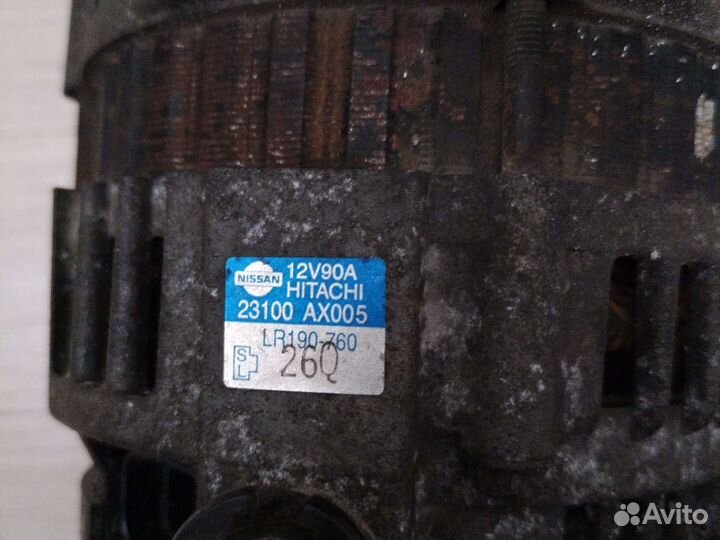 Генератор nissan 23100 AX005