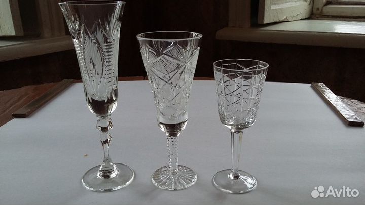 Хрустальные Фужеры времен СССР