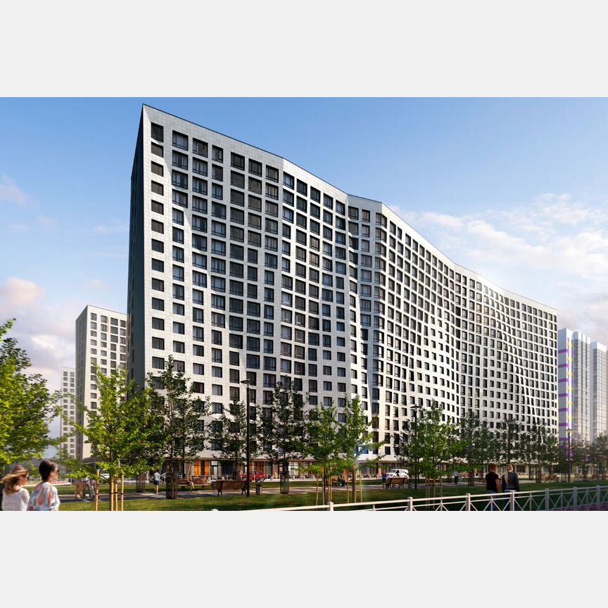 Квартира-студия, 35,6 м², 1/18 эт.