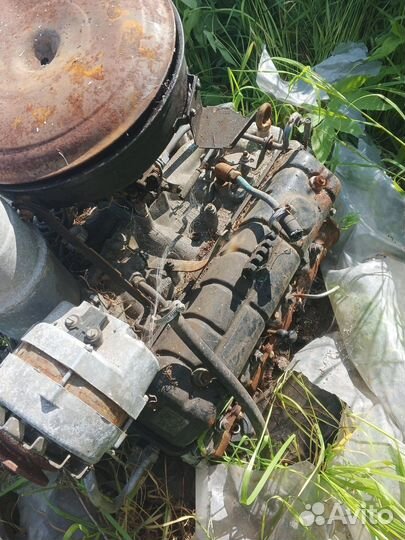 Продам двигатель + кпп от газ 53
