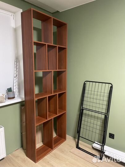 Стеллаж коричневый лдсп