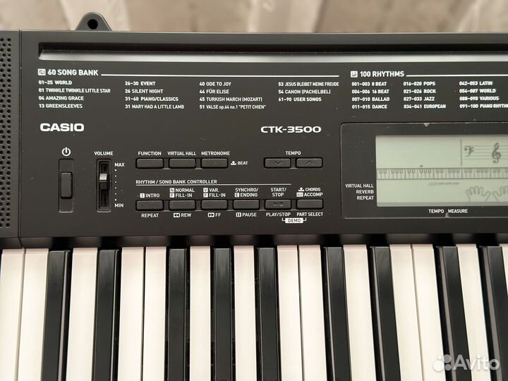 Синтезатор casio ctk 3500