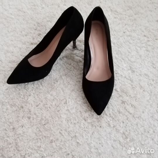 Балетки натуральная замша