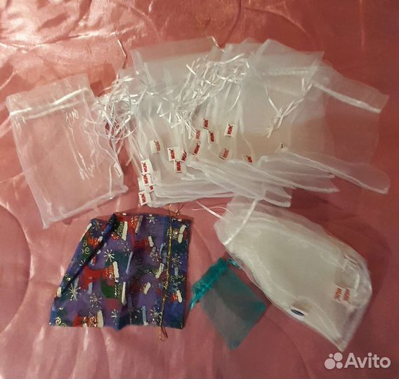 Капрон.Мешочки для Упаковки Подарков или Хранения