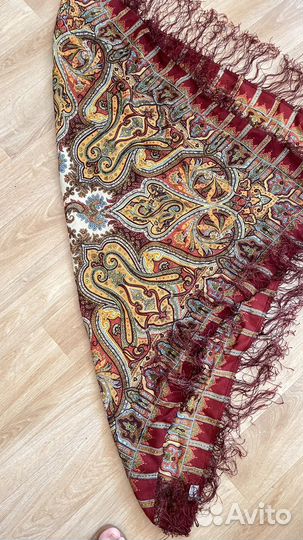 Павловопосадский платок шерсть