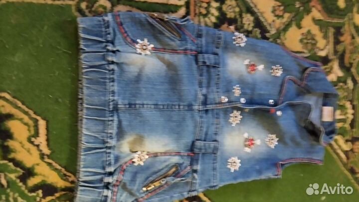 Джинсовый сарафан на девочку
