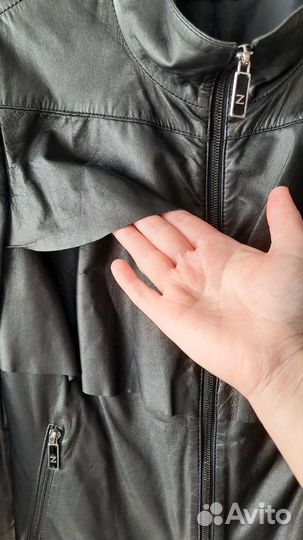 Куртка кожаная женская